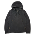 Vintage Oakley Software Full Fleece Zip Up Sweater Black
