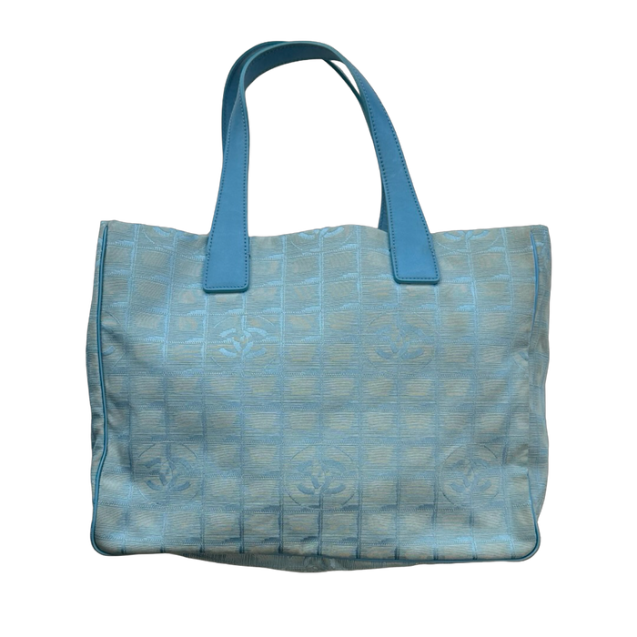 Chanel Travel Ligne Tote Bag Light Blue | Vitnage Clothing Store Canada