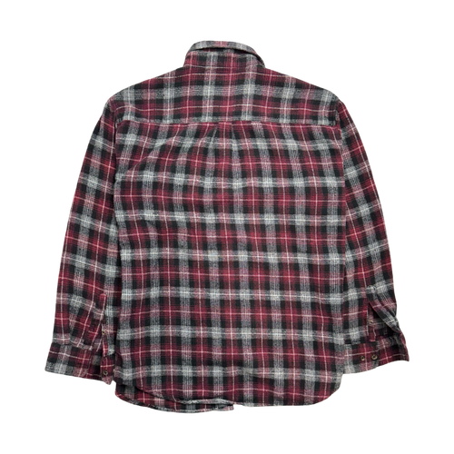 (L) Vintage Hunt Club Flannel Button Up Red | Vintage Clothing Store Canada