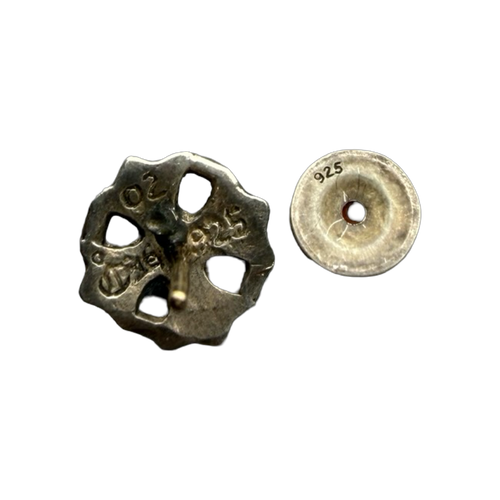 Chrome Hearts Plus Stamp Stud Earring
