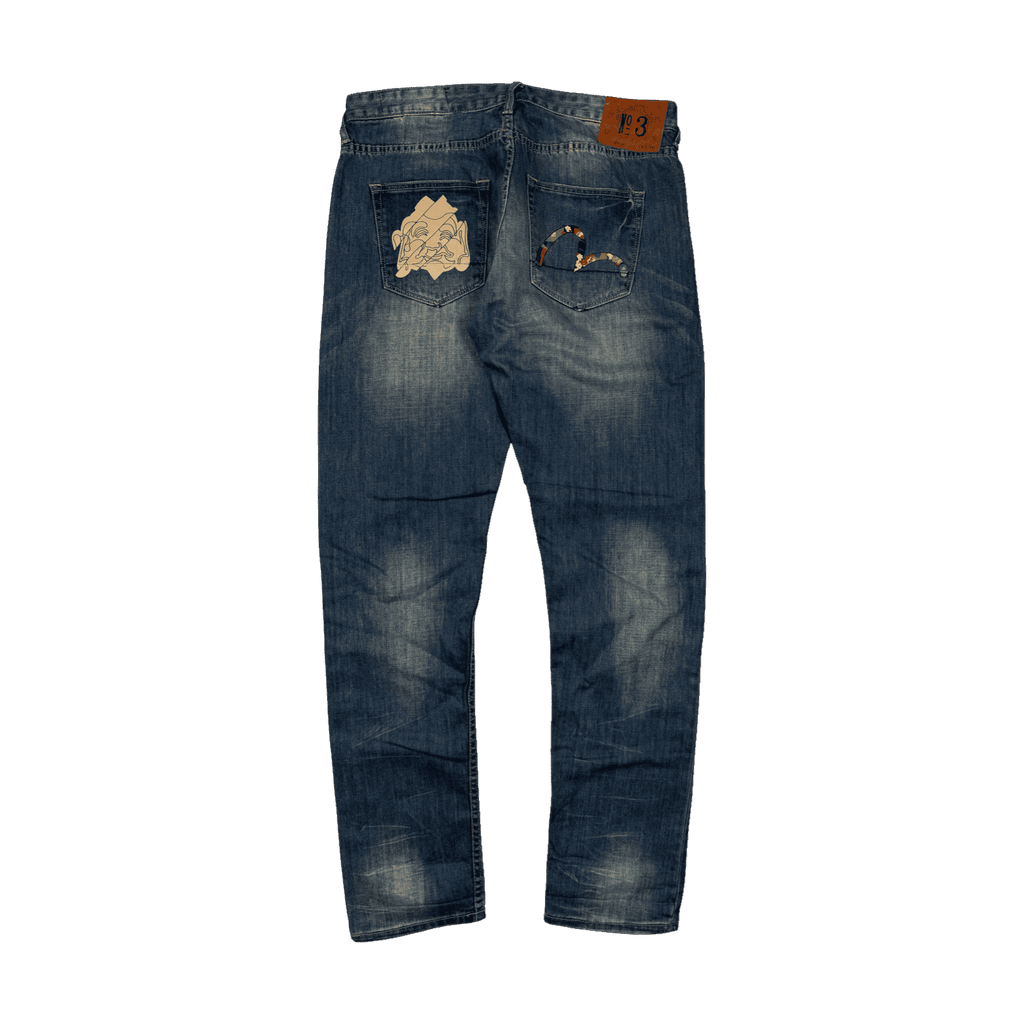 Vintage Evisu Lot 2010 No. 3 Single Seagull Denim Pants