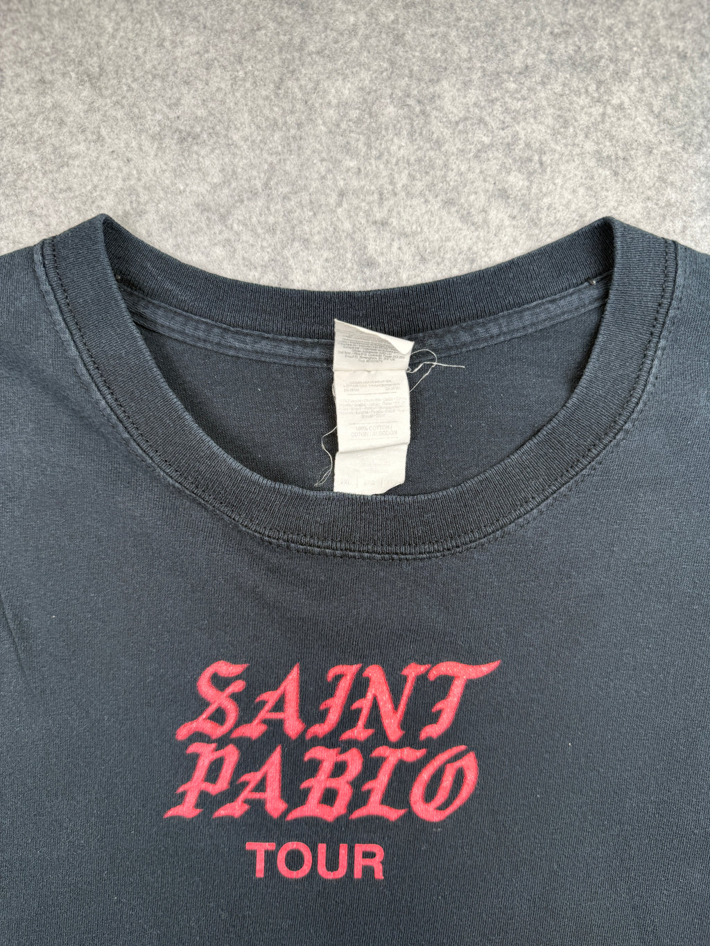 Kanye West Saint Pablo General Admission Tour Tee Black