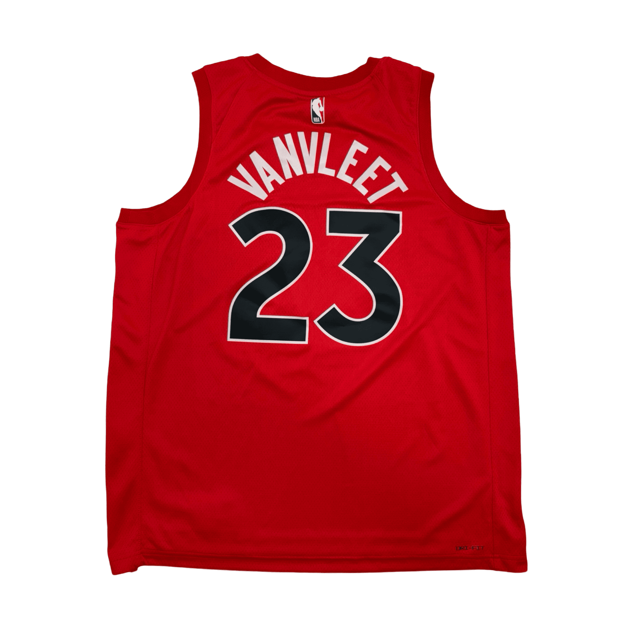 (L) Nike Toronto Raptors Fred Vanvleet Jersey Red