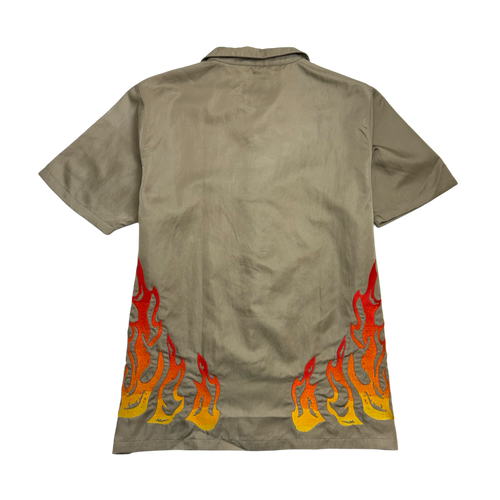 Travis Scott Cactus Jack x Jordan Button Down Shirt (USED) | Vintage Clothing Store Canada