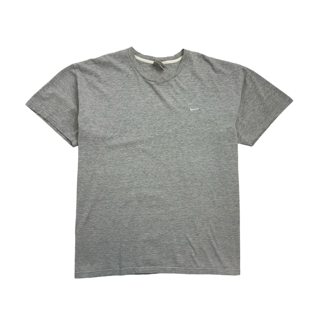 (XL) Vintage 2000s Nike Side Swoosh Tee Grey