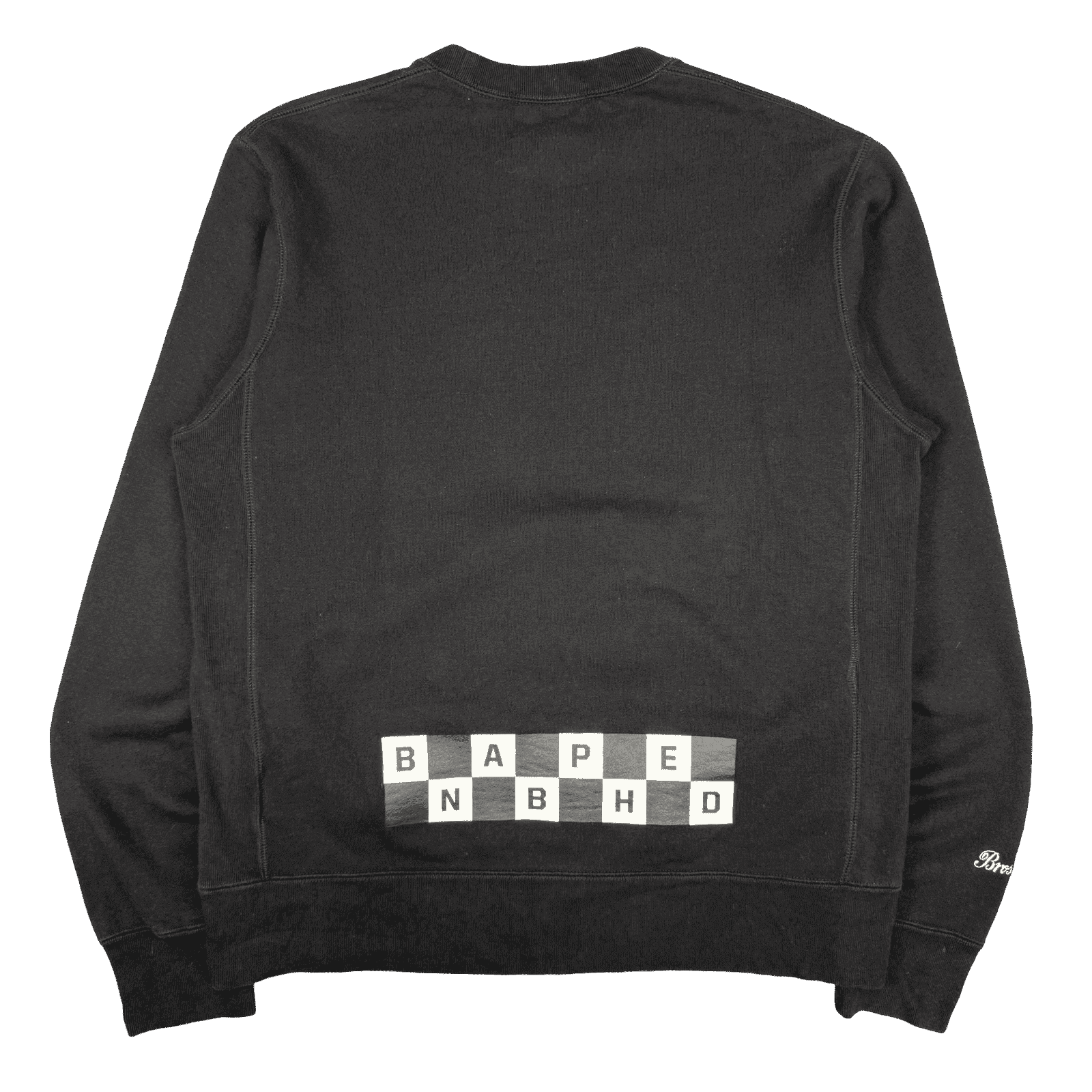BAPE x Neighborhood Ape Skull Crewneck Black (USED)