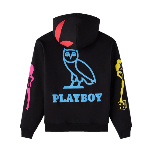 OVO Playboy Pin-Up Hoodie Black | Vintage Clothing Store Canada