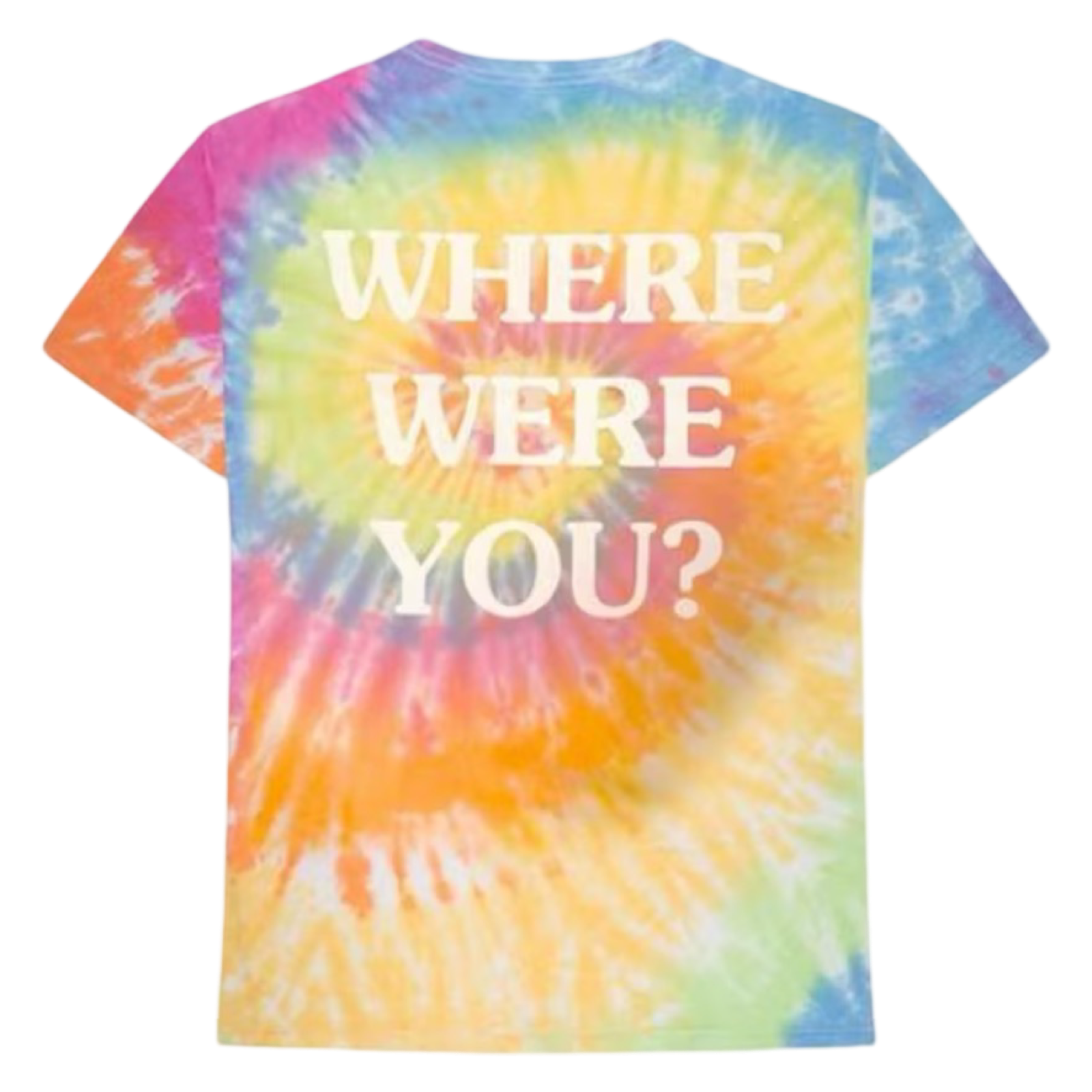 Travis Scott Where Were You Tee Tie Dye