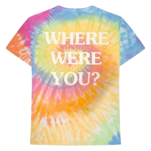 Travis Scott Where Were You Tee Tie Dye | Vintage Clothing Store Canada