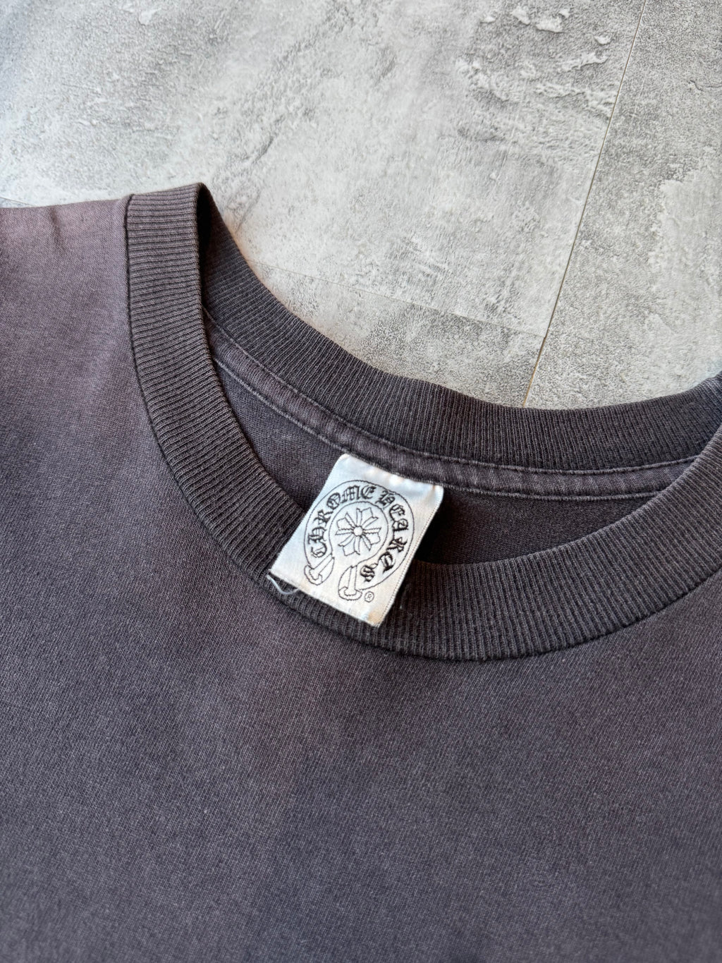 Vintage Chrome Hearts Vine Dagger Pocket Tee Black