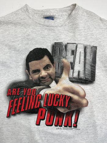 Vintage 1990s Mr. Bean Punk Promo Tee Light Grey
