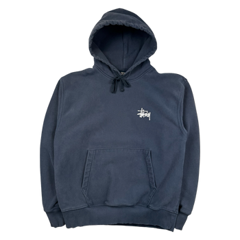 Stussy Basic Logo Hoodie Navy (USED)