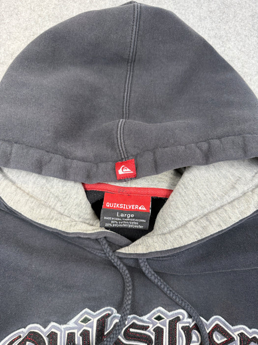 Vintage Quiksilver Hoodie Black | Vitnage Clothing Store Canada