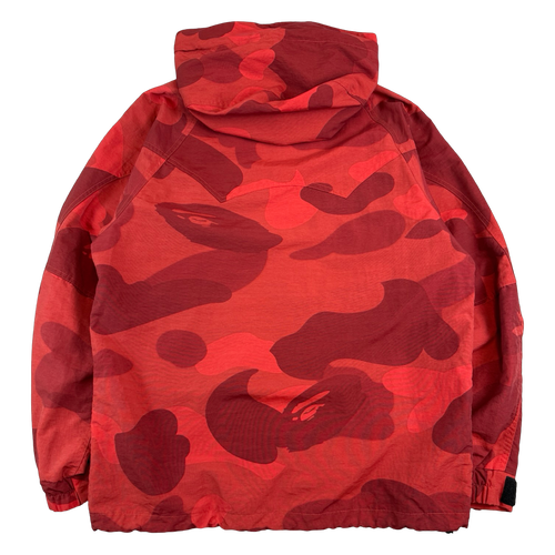 BAPE Camo Snowboard Jacket Red (USED) | Vintage Clothing Store Canada