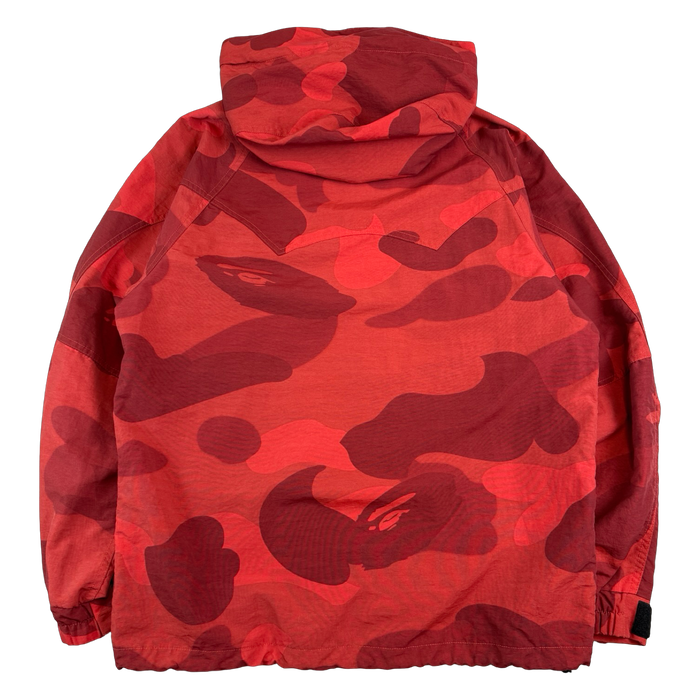 BAPE Camo Snowboard Jacket Red (USED) | Vitnage Clothing Store Canada