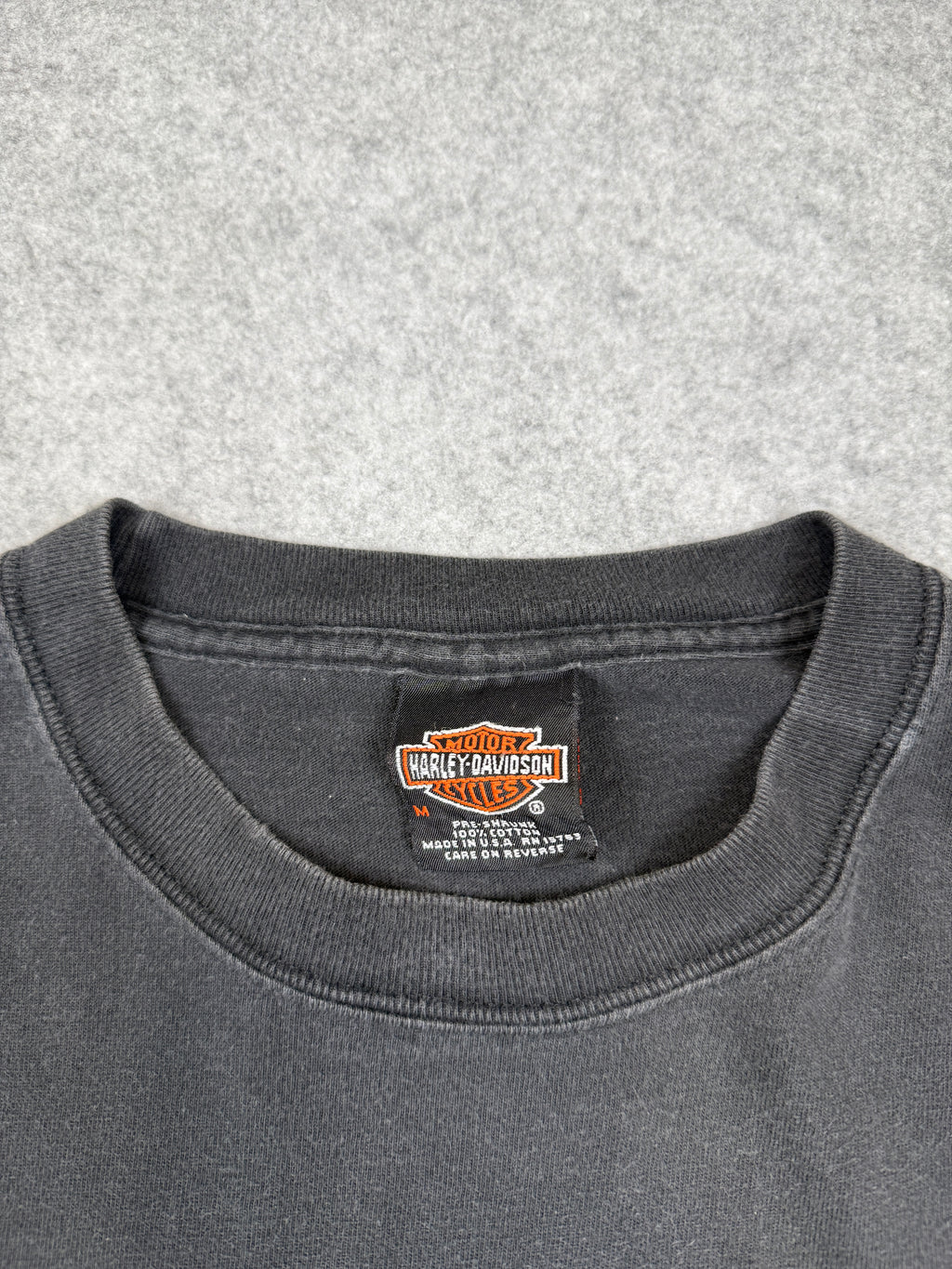 Vintage Harley Davidson Golden Gate Bridge Tee Black