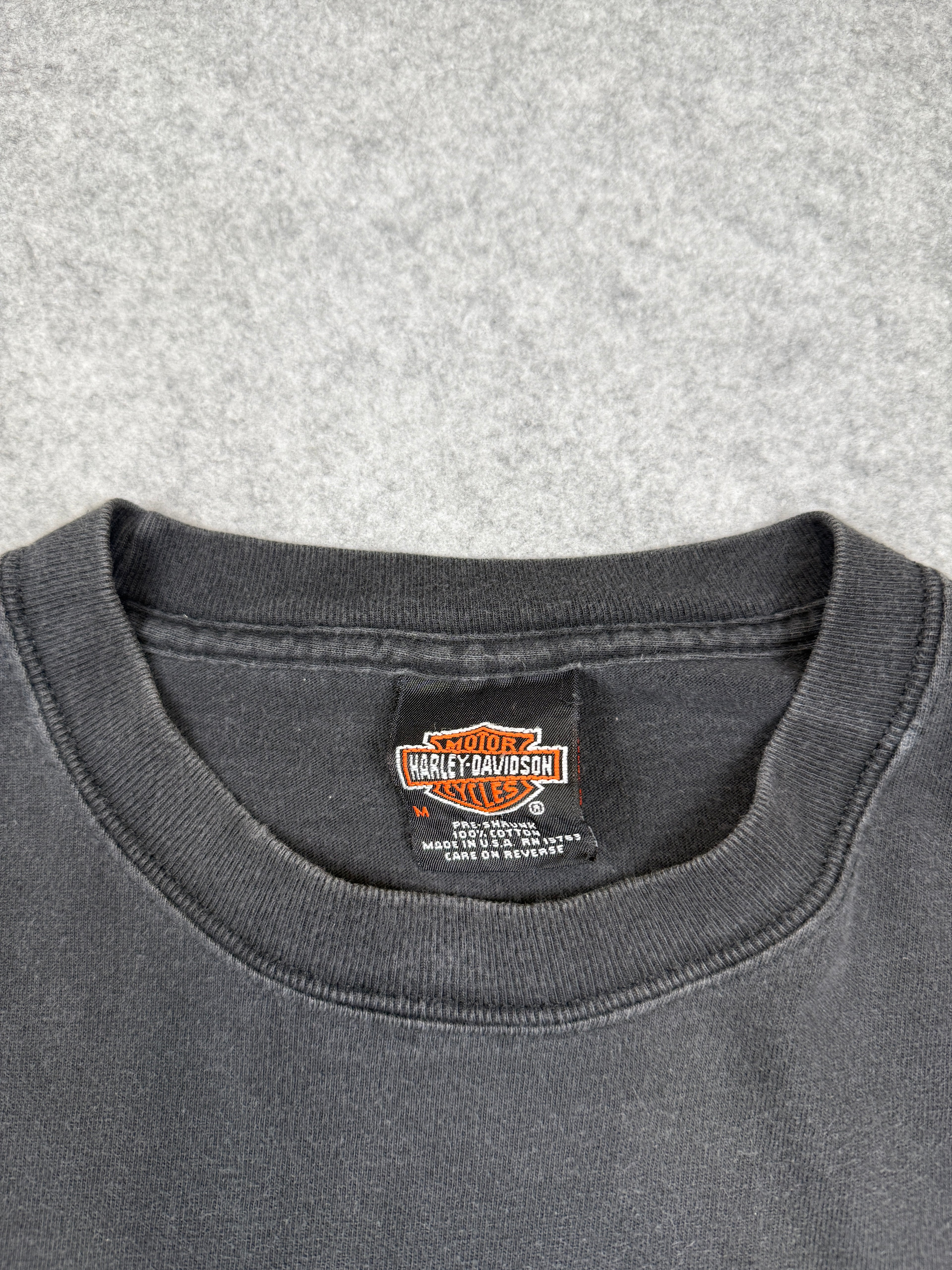 Vintage Harley Davidson Golden Gate Bridge Tee Black