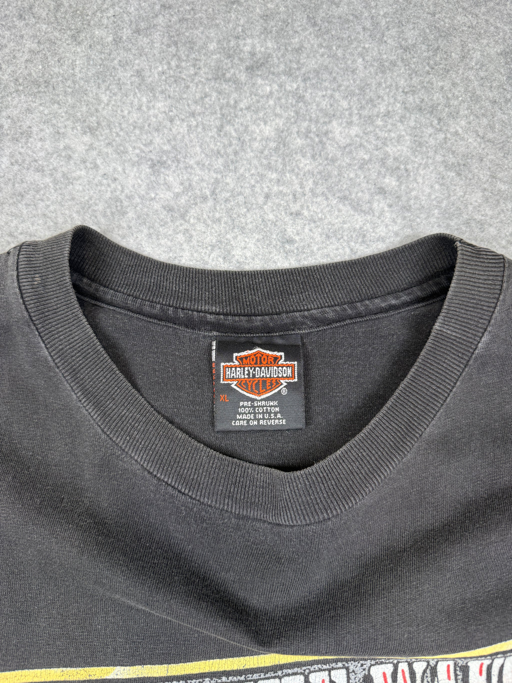 Vintage Harley Davidson Worth The Wait Tee Black