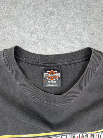 Vintage Harley Davidson Worth The Wait Tee Black