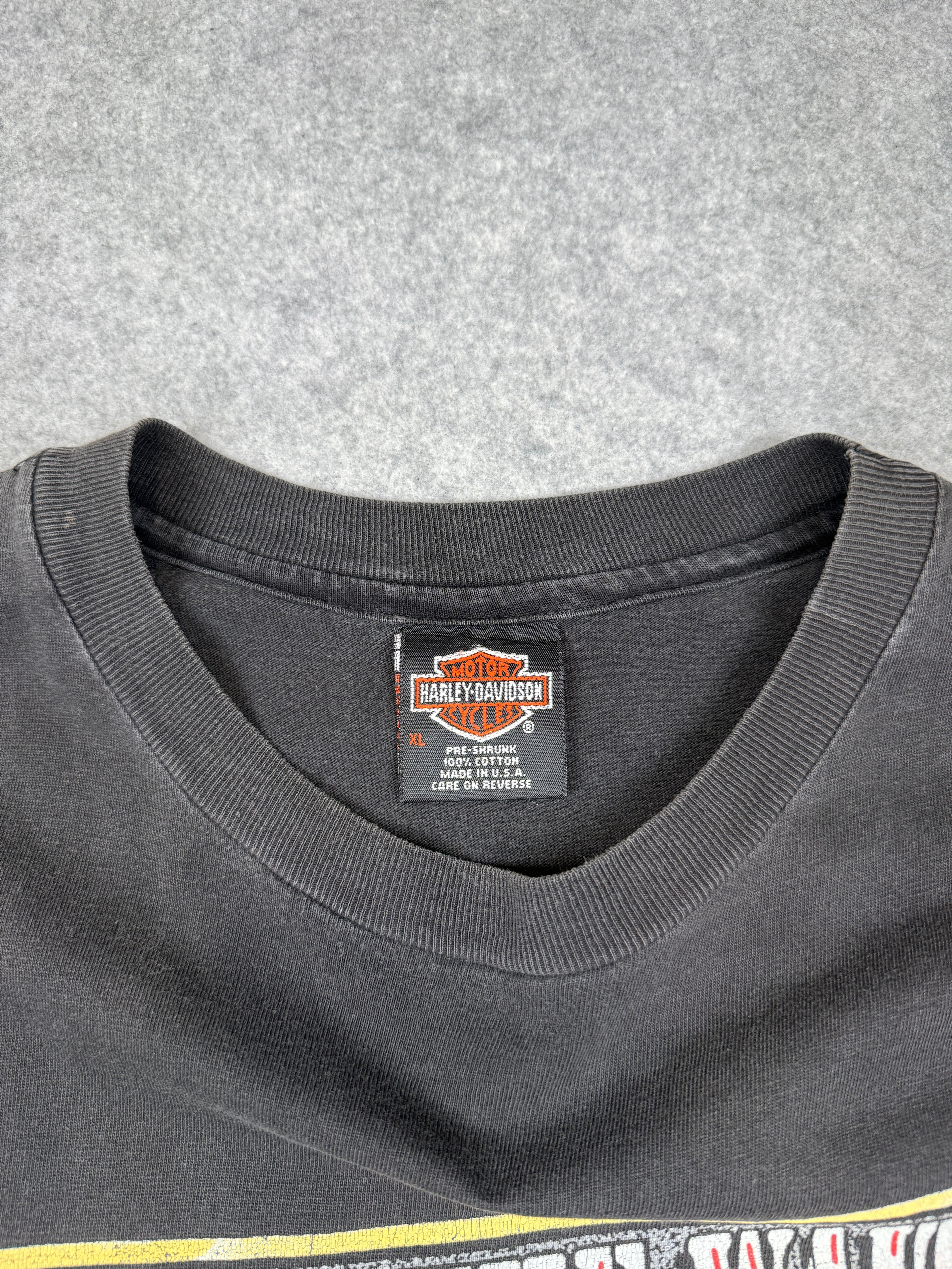 Vintage Harley Davidson Worth The Wait Tee Black