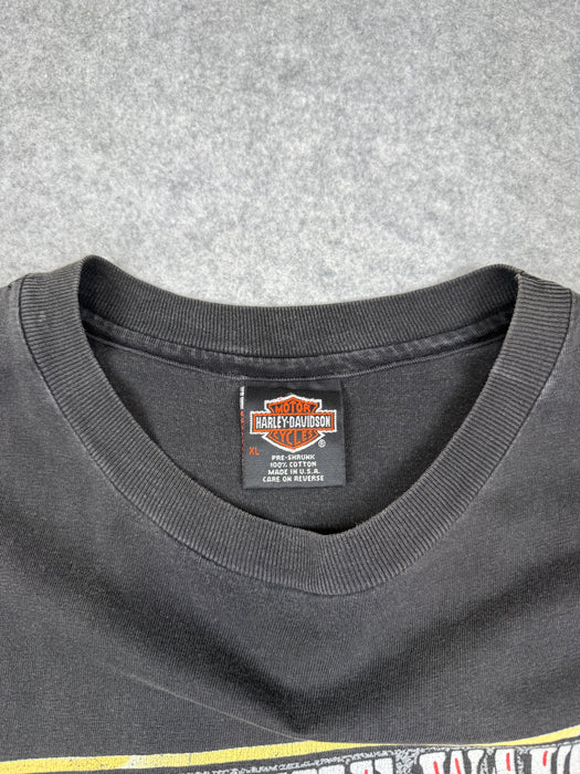 Vintage Harley Davidson Worth The Wait Tee Black | Vitnage Clothing Store Canada