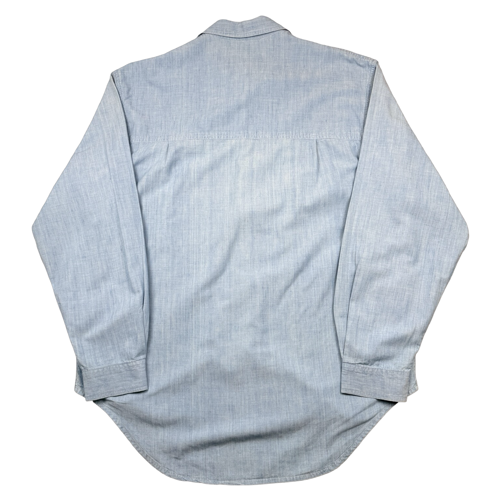 Vintage Harley Davidson Emblem Button Up Shirt Blue