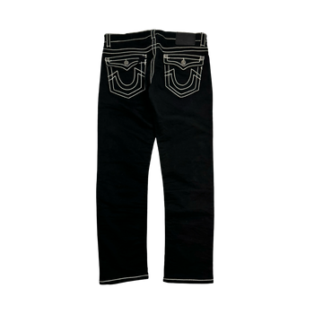 (34) Vintage True Religion Denim Pants Black