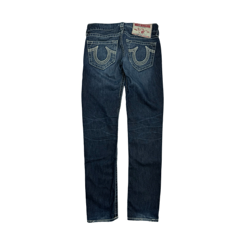 Vintage Y2k True Religion Bobby Big T Cut Denim Pants | Vintage Clothing Store Canada