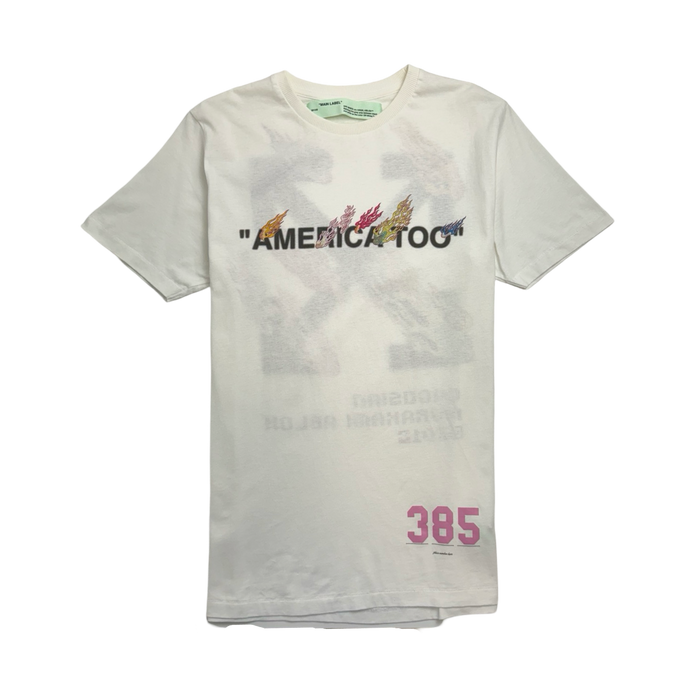 Off-white x Murakami America Too Tee White #385 (USED) | Vitnage Clothing Store Canada