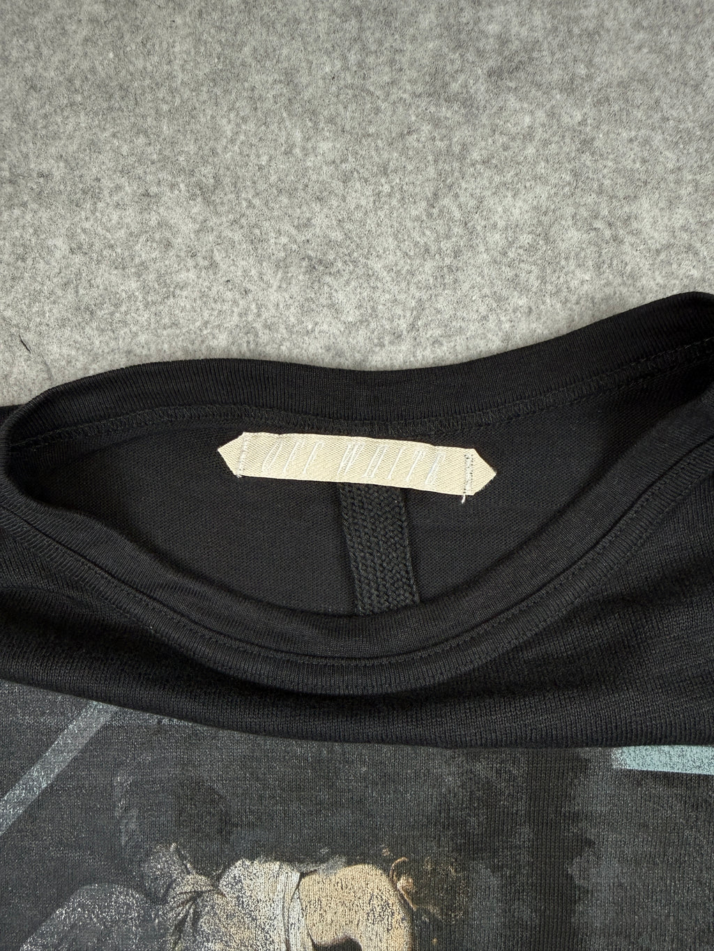 OFF-WHITE Caravaggio Painted Tee Black (USED)