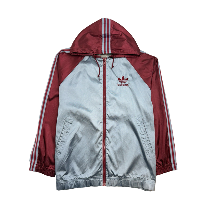 (XXL) Vintage 90s Adidas ZIp-Up Windbreaker Jacket | Vitnage Clothing Store Canada