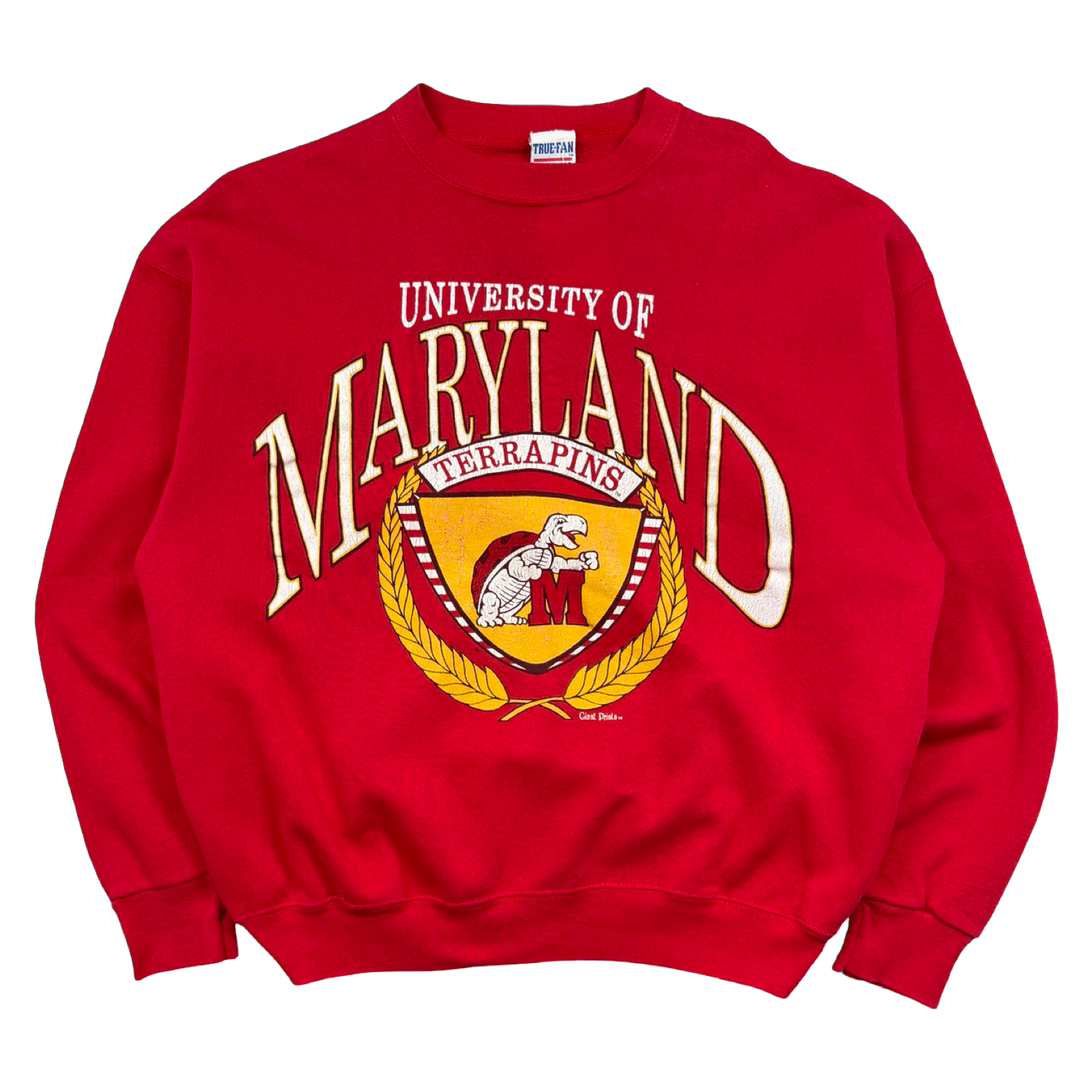 Vintage University of Maryland Terrapins Sweatshirt Red