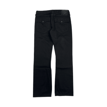 (35) Vintage True Religion Ricky Cut Denim Pants Black