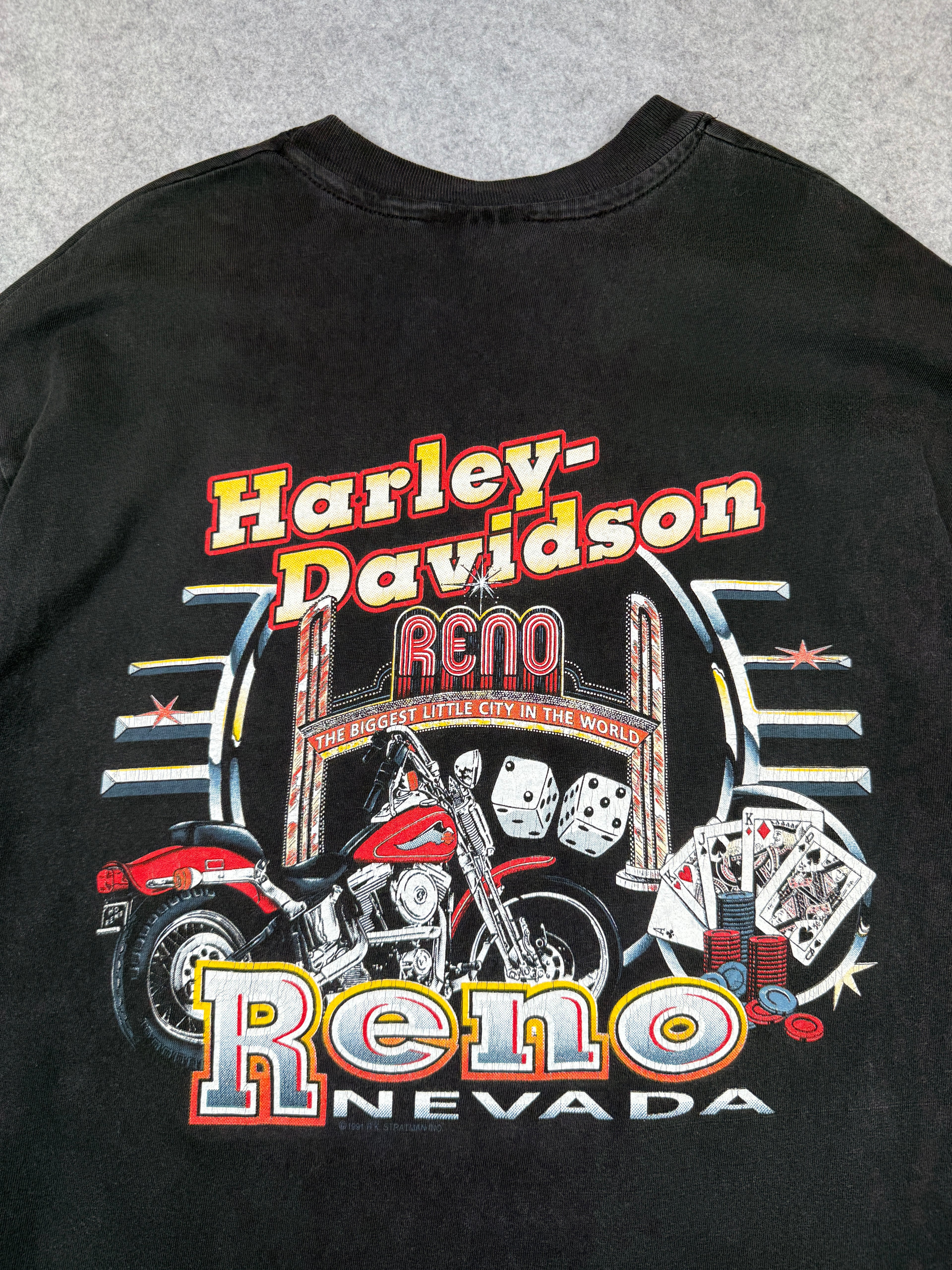 Vintage Harley Davidson Western Rally Tee Black