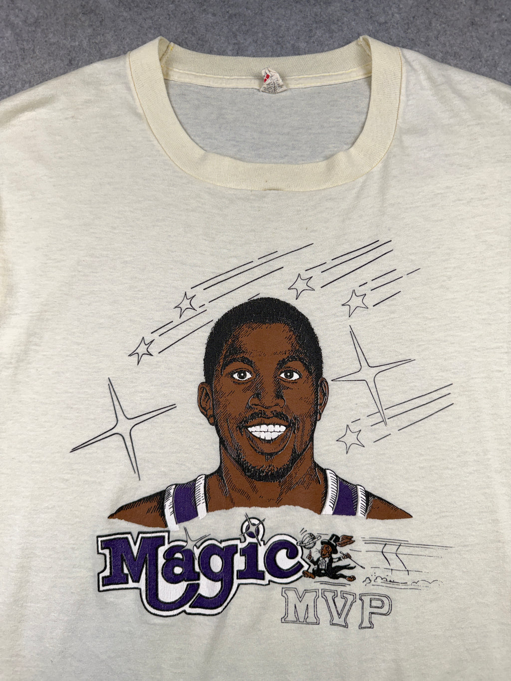 Vintage Magic Johnson MVP Tee Beige