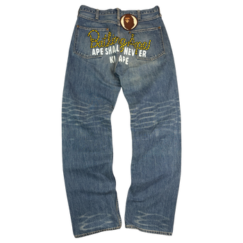 BAPE Rope Asnka Selvedge Denim Jeans (USED)