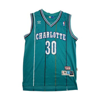 Vintage 2000s Charlotte Hornets Dell Curry Jersey Aqua