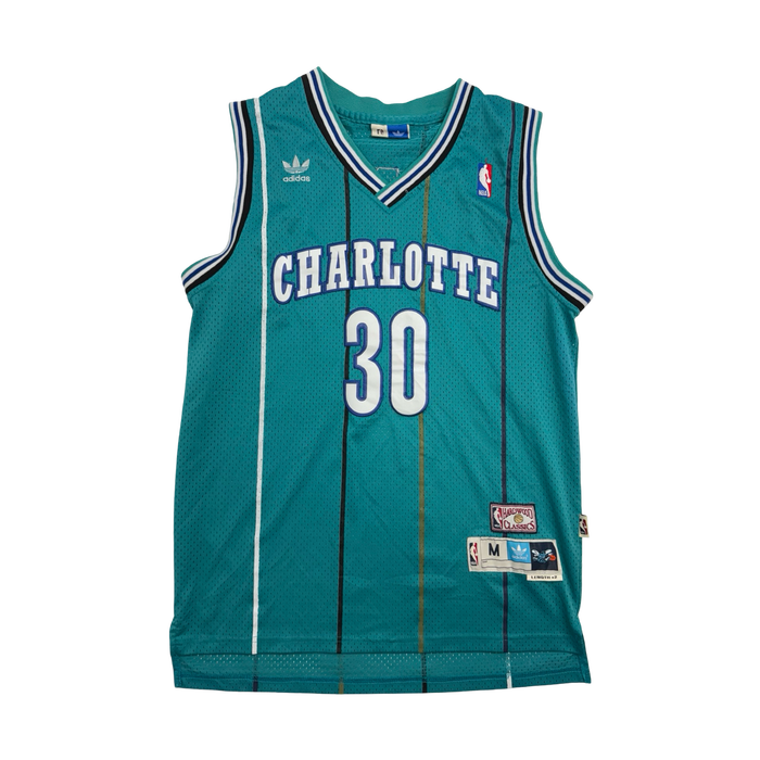 Vintage 2000s Charlotte Hornets Dell Curry Jersey Aqua | Vitnage Clothing Store Canada