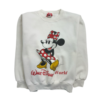 (XS) Vintage Disney Minnie Mouse Sweatshirt White