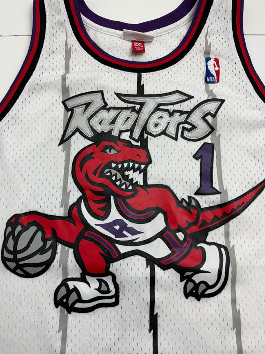 (XXL) NBA Toronto Raptors Tracy McGrady Jersey White | Vitnage Clothing Store Canada