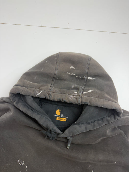 Carhartt Painted Pullover Hoodie Black | Vitnage Clothing Store Canada