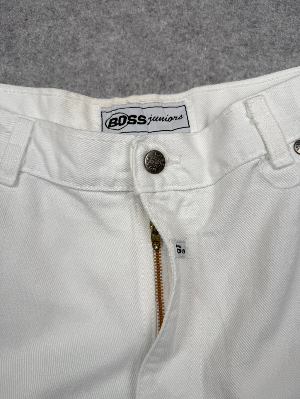 Vintage Boss Juniors Shorts White