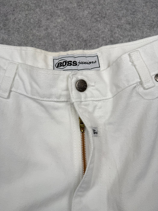 Vintage Boss Juniors Shorts White | Vitnage Clothing Store Canada