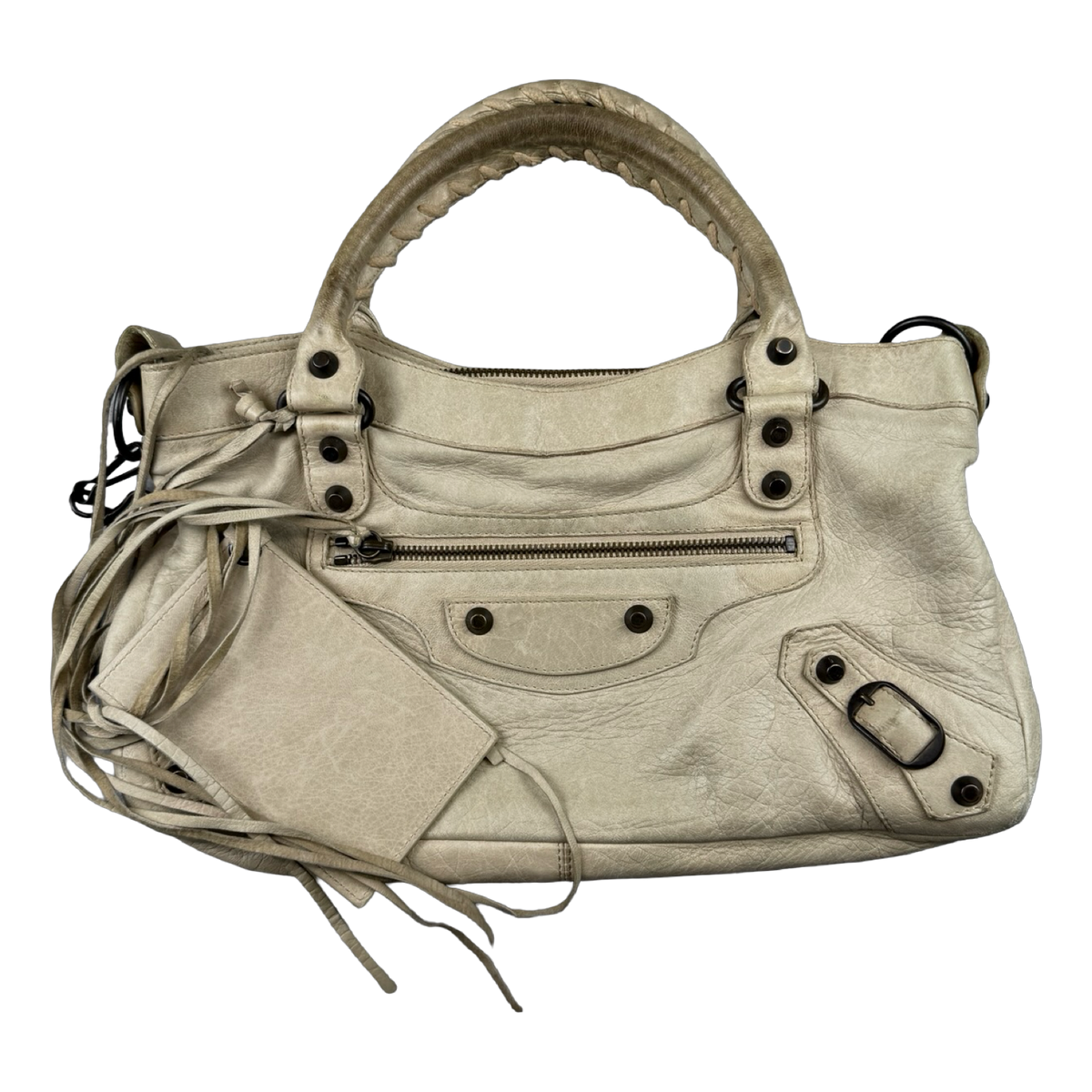Balenciaga Classic First City Bag Off White