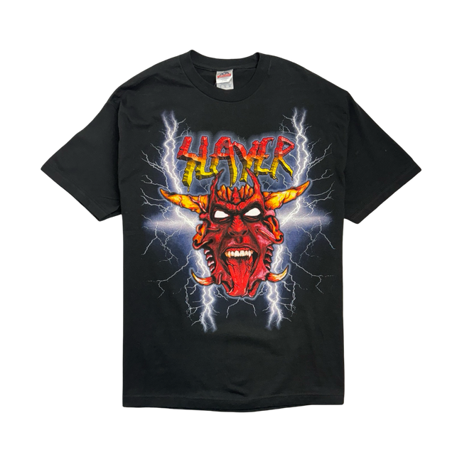 (L) Vintage 2000s Slayer Band Tee Black