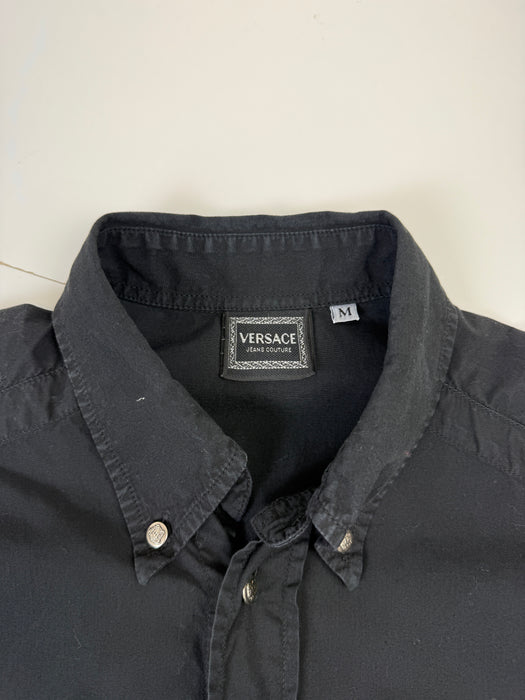 Vintage Versace Dress Shirt Black | Vitnage Clothing Store Canada