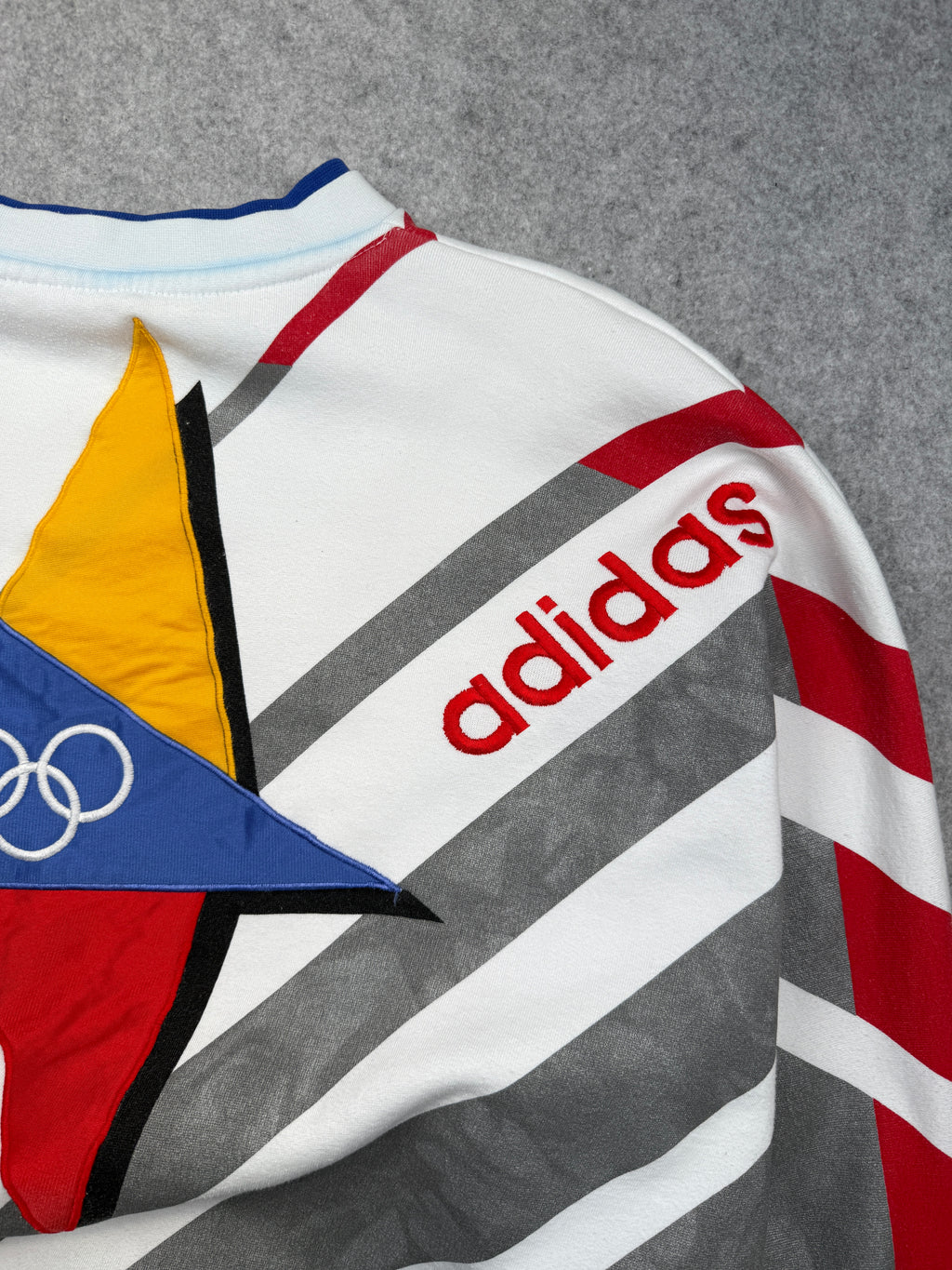 Vintage Adidas 2nd Olympic Winter Games St Moritz Sweatshirt White