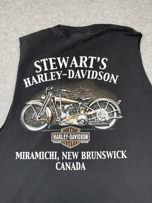 Vintage Harley Davidson Eagle Sleeveless Tee Black | Vitnage Clothing Store Canada