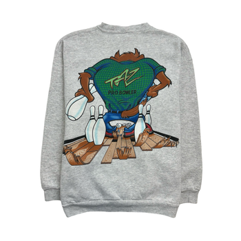 (M) Vintage '95 Tasmanian Devil Bowling Sweatshirt Grey