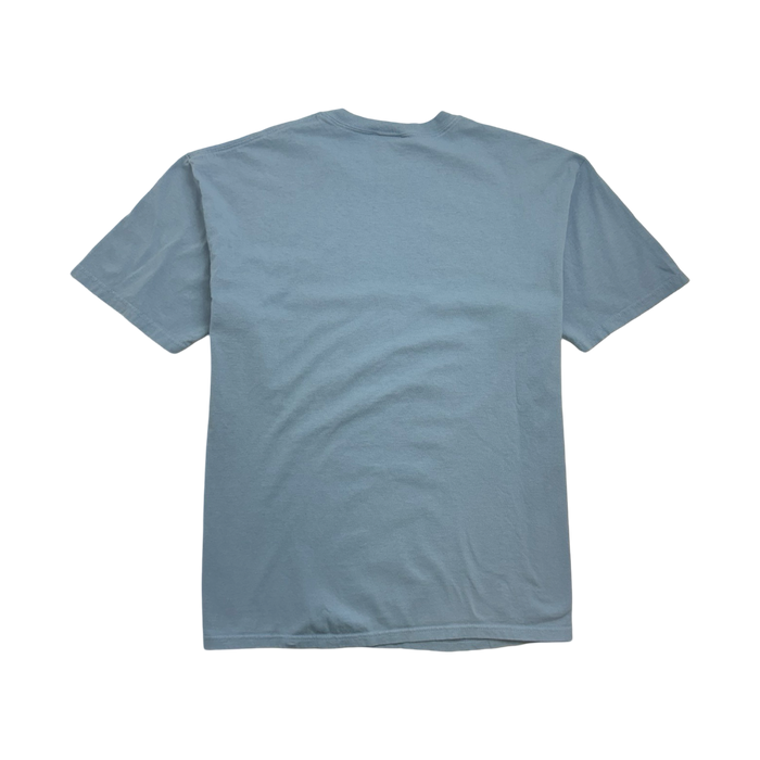 Vintage 2000s Nike Spell Out Tee Baby Blue | Vitnage Clothing Store Canada